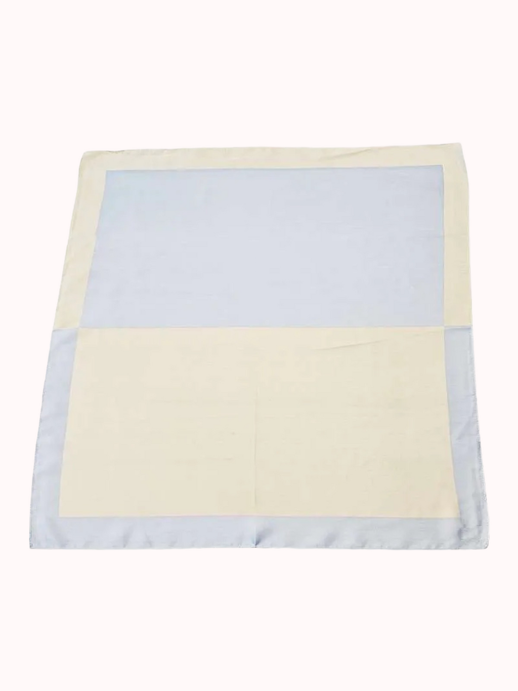 Pañuelo mediano seda Medio celeste
