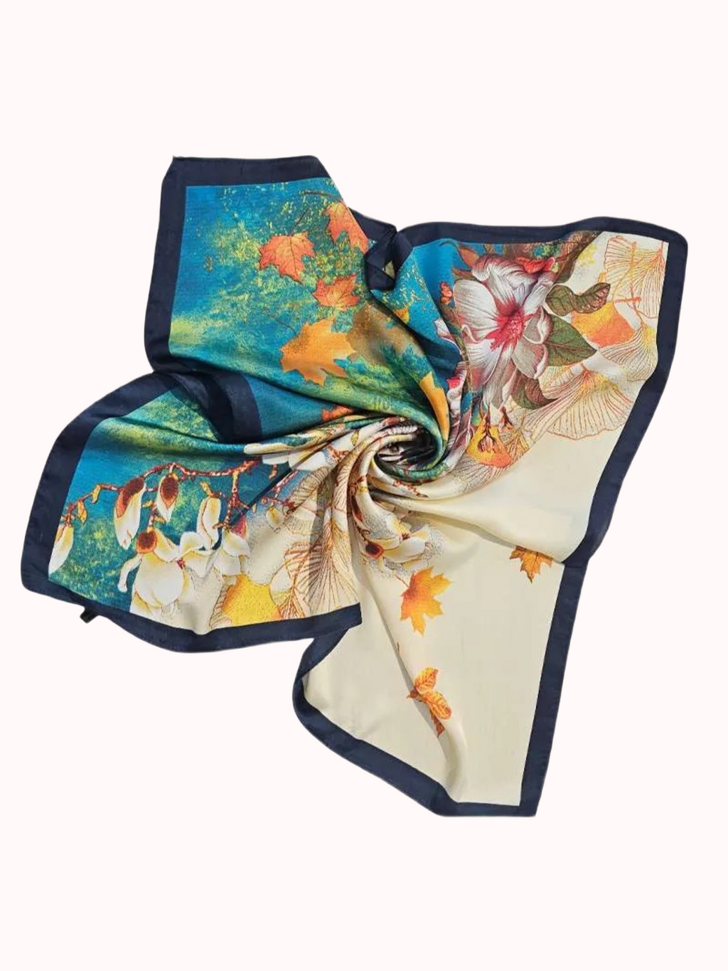 Pañuelo mediano seda Otoñal