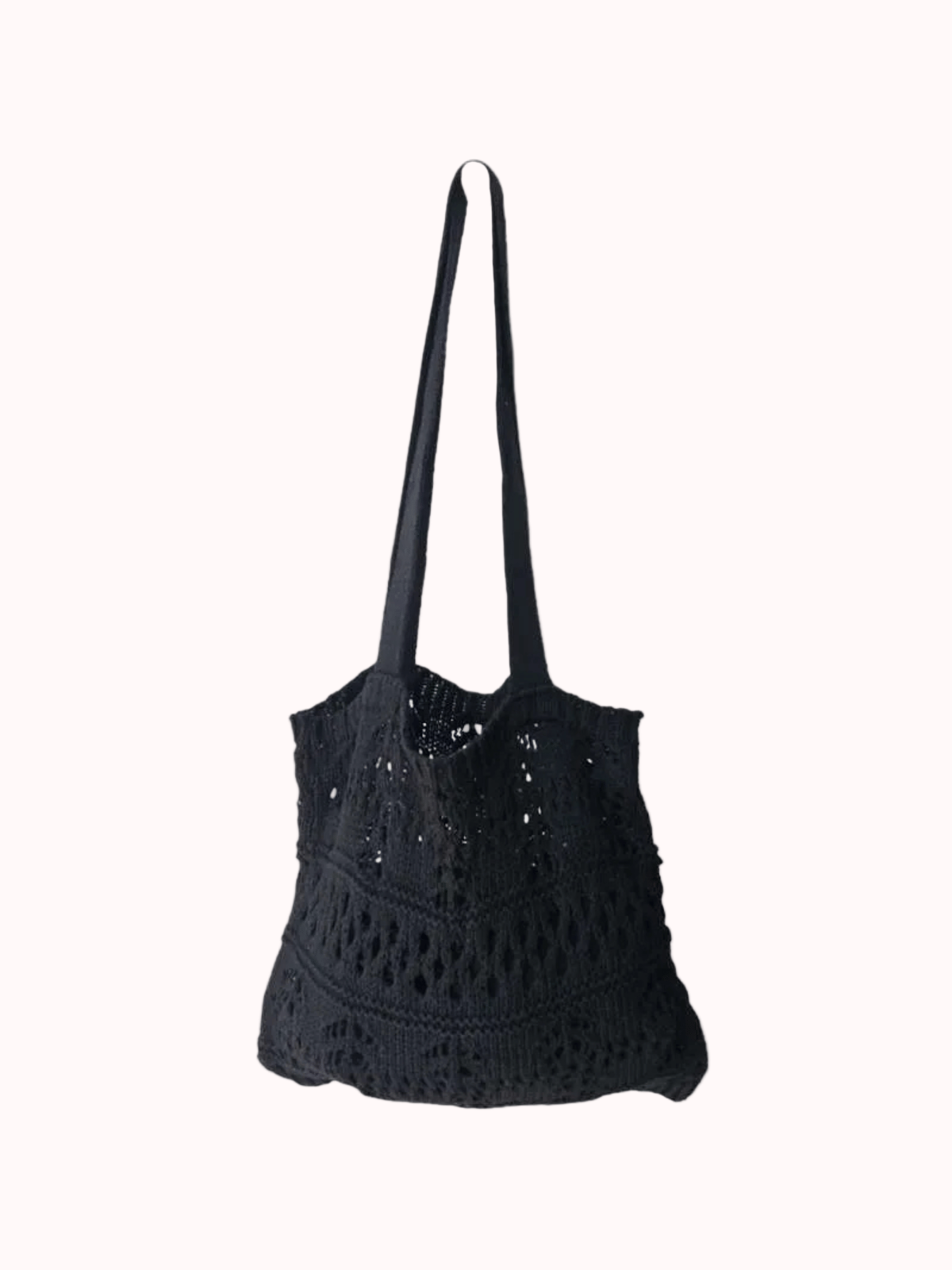 Bolso Tejido Cuadrado Ivory