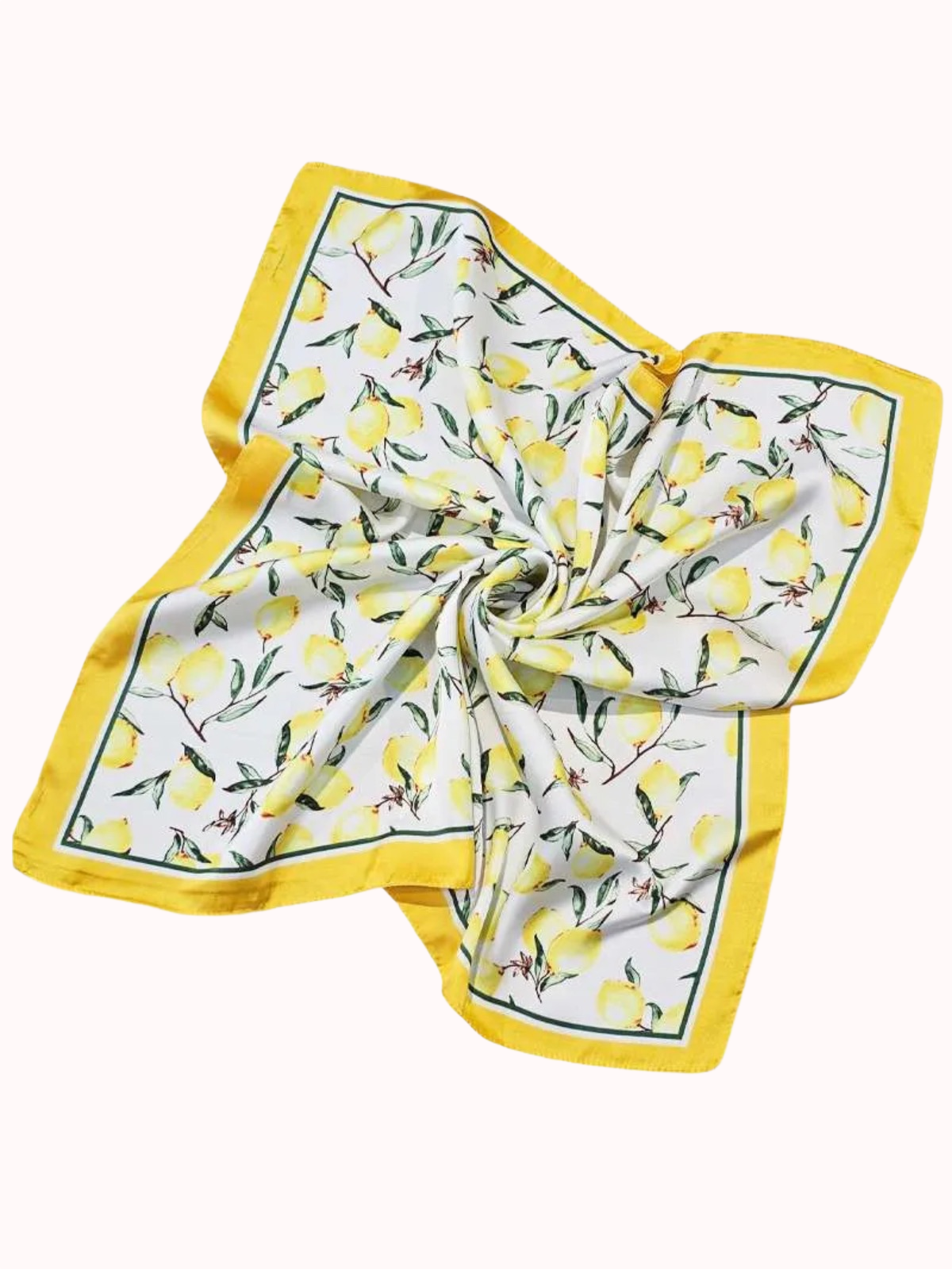 Pañuelo mediano seda Limones