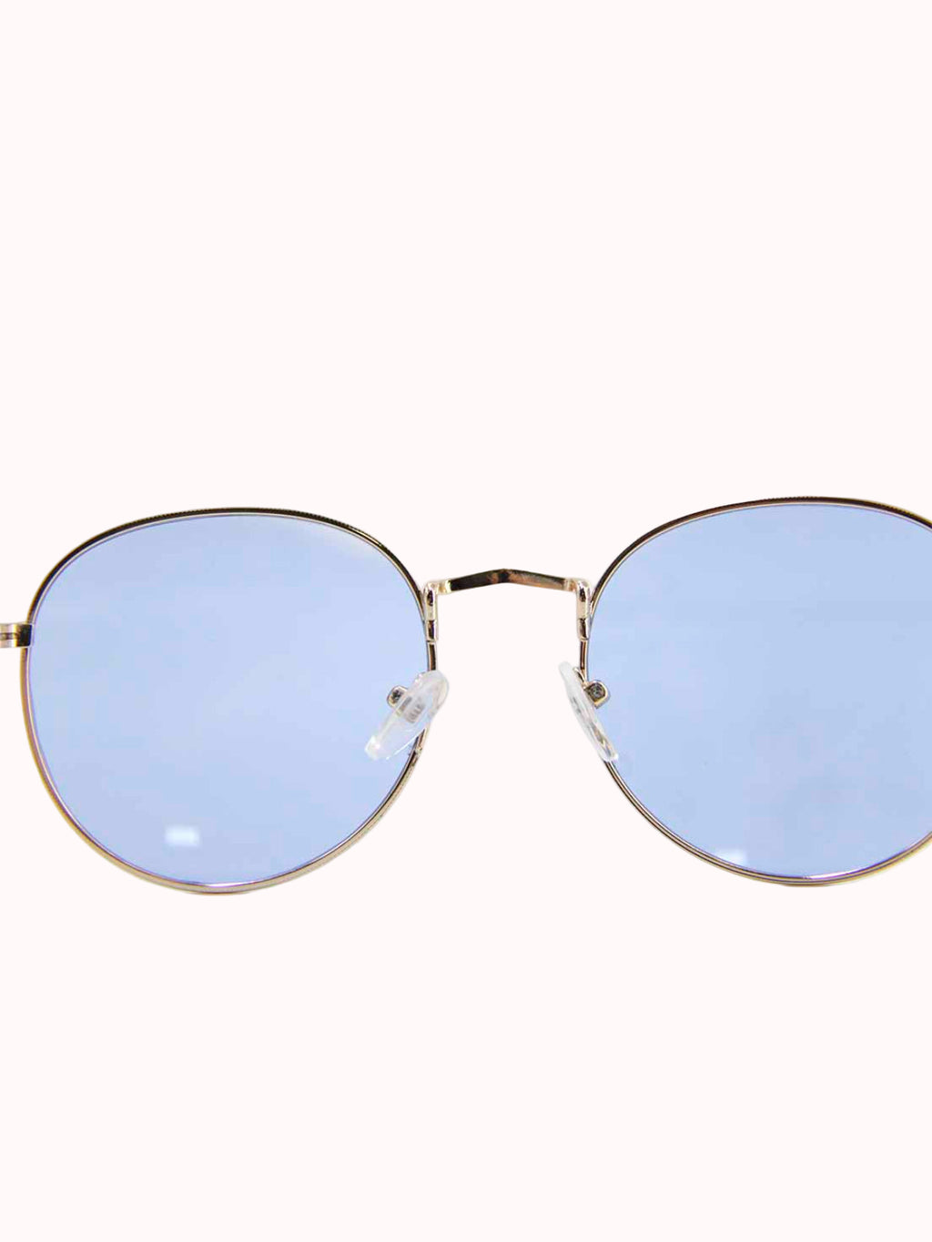 Lentes de Sol – Redondas Dorado y Azul Claro