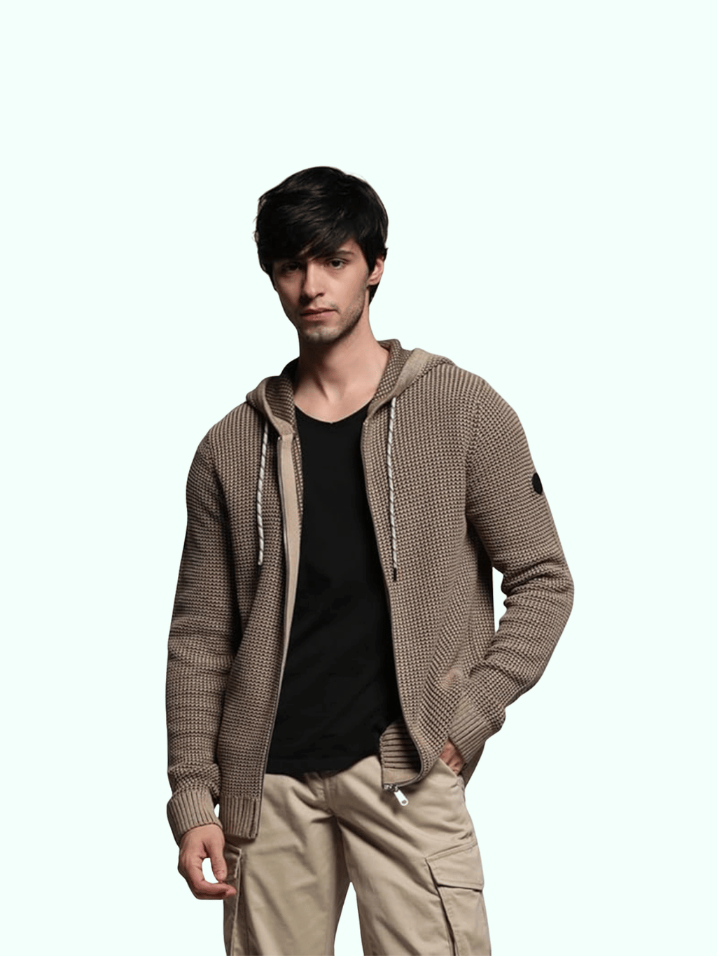Jack & Jones Jjerik Knit Zip Hood Sweater