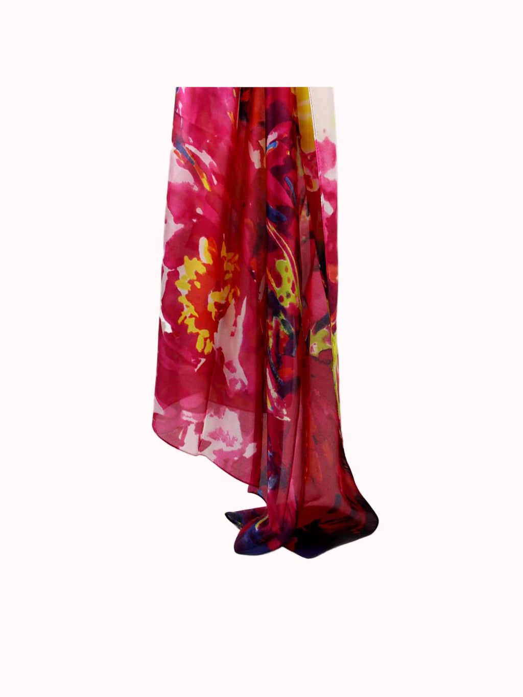 Pañuelo – Abstracto Fucsia y Amarillo